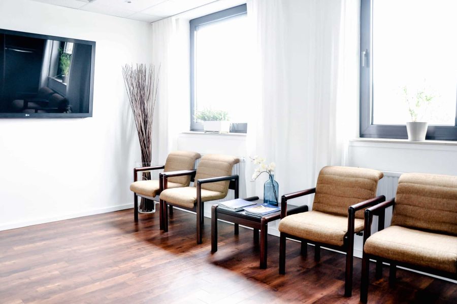 Wartezimmer in der Zahnarztpraxis Dr. Hüning – Zahnärzte Bochum-Harpen